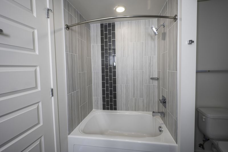 Bright, Light-Colored Shower Space